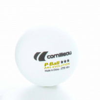 Piłeczki Cornilleau P-Ball ITTF białe - 3 sztuki